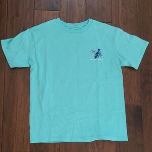 Ocean + Coast Teal Short Sleeve Graphic Tee Size Medium